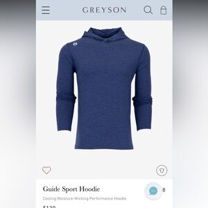 Greyson Guide Sport Hoodie - XL - NWOT